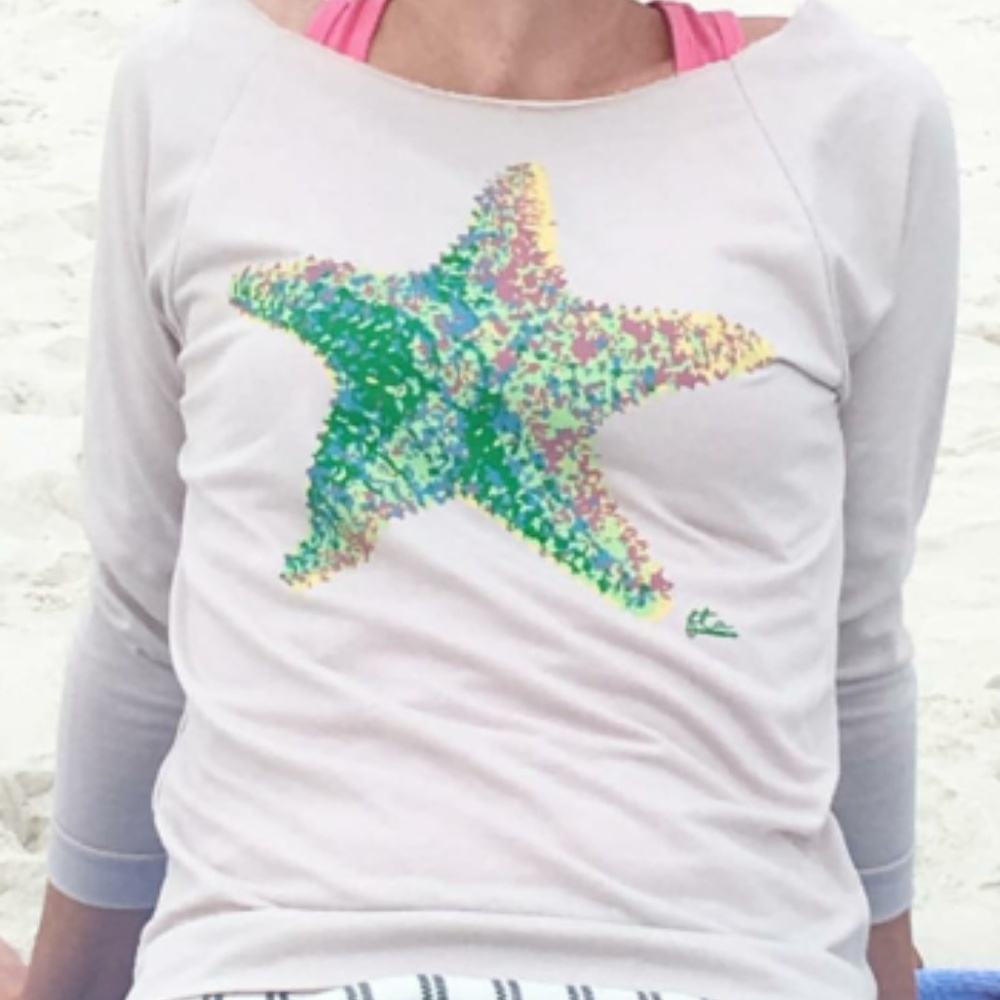 Feed The Artist Women's Starfish Top*